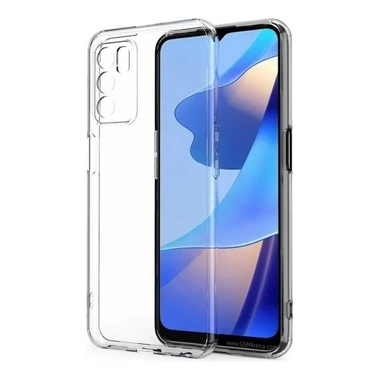 Oppo A16 Kılıf 0.2 mm Ultra İnce Şeffaf Silikon Kapak ürün görseli 1