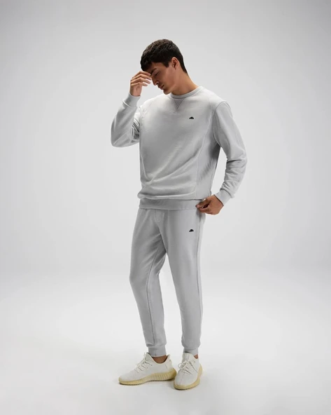 Ellesse EM282-1-GI Erkek Gri Sweat - Resim 2