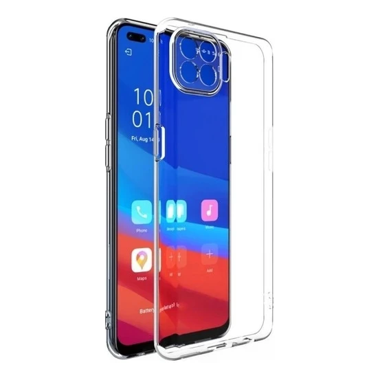 Oppo Reno 4 Lite Kılıf 0.2 mm Ultra İnce Şeffaf Silikon Kapak ürün görseli 1