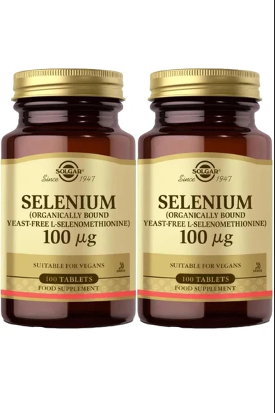 Solgar Selenium 100 mcg 100 Tablet 2 Adet ürün görseli 1
