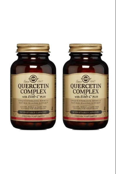 Solgar Quercetin Complex 50 Kapsül 2 Adet ürün görseli 1