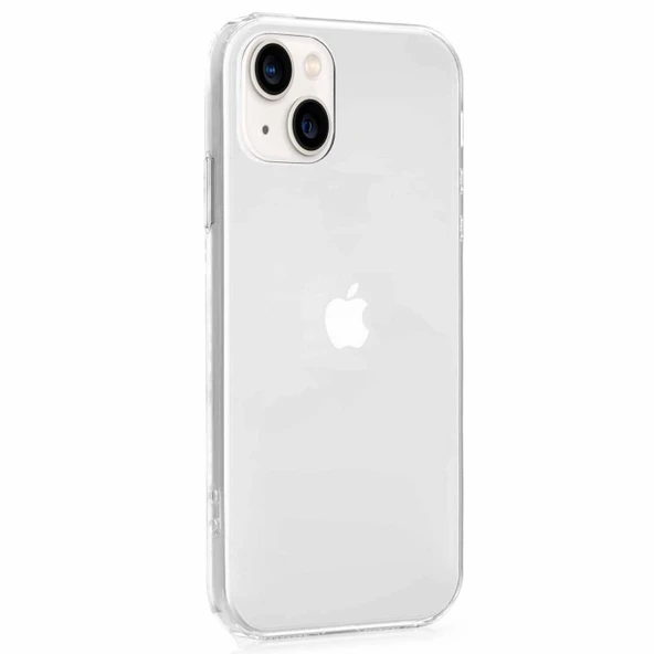 Apple iPhone 15 Plus Kılıf 0.2 mm Ultra İnce Şeffaf Silikon Kapak ürün görseli 1