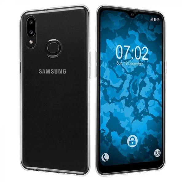 Samsung Galaxy A10S Kılıf Uyumlu Darbeye Dayanıklı 2.0 mm İnce Şeffaf Silikon Kapak ürün görseli 1