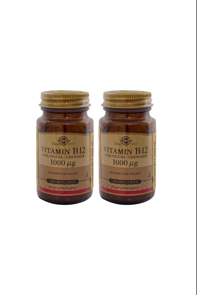 Solgar Vitamin B12 1000 Mcg 100 Tablet 2 Adet ürün görseli 1