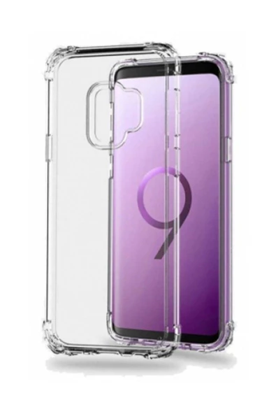 Samsung Galaxy S9 Uyumlu Darbeye Dayanıklı Köşe Korumalı Kılıf Anti Şok Şeffaf Kapak ürün görseli 1