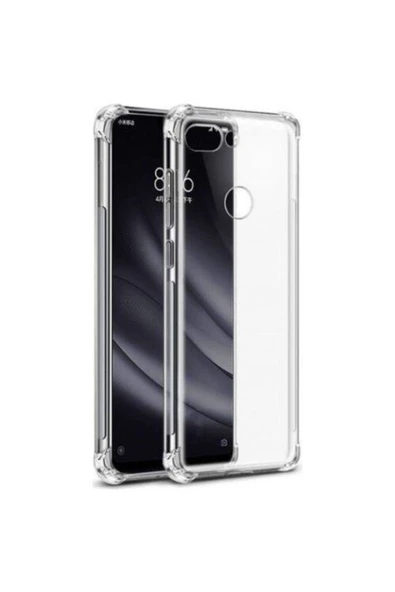 Xiaomi Mi 8 Lite Uyumlu Darbeye Dayanıklı Köşe Korumalı Kılıf Anti Şok Şeffaf Kapak ürün görseli 1