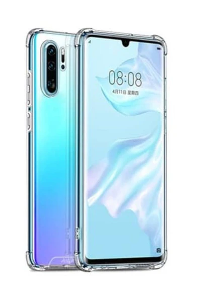 Huawei P30 Pro Uyumlu Darbeye Dayanıklı Köşe Korumalı Kılıf Anti Şok Şeffaf Kapak ürün görseli 1