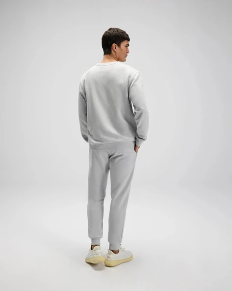 Ellesse EM282-1-GI Erkek Gri Sweat - Resim 4