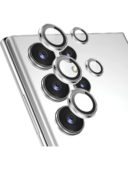 Ennar Samsung Galaxy S24 Ultra Metal Çerçeveli Kamera Koruma Lensi ürün görseli 1