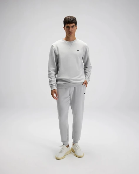 Ellesse EM282-1-GI Erkek Gri Sweat - Resim 6