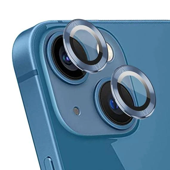 Ennar Apple iPhone 15 6.1'' Metal Çerçeveli Kamera Koruma Lensi Sierra Mavi ürün görseli 1