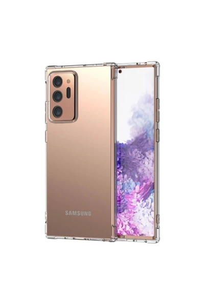 Samsung Galaxy Note 20 Ultra Uyumlu Darbeye Dayanıklı Köşe Korumalı Kılıf Anti Şok Şeffaf Kapak ürün görseli 1