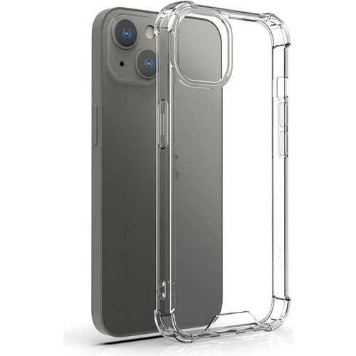 Apple iPhone 13 Pro Uyumlu Darbeye Dayanıklı Köşe Korumalı Kılıf Anti Şok Şeffaf Kapak ürün görseli 1