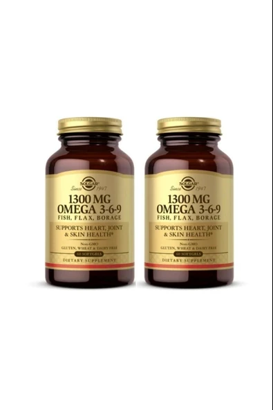 Solgar Omega 3-6-9 Efa 1300mg 60 Softjel 2 Adet ürün görseli 1