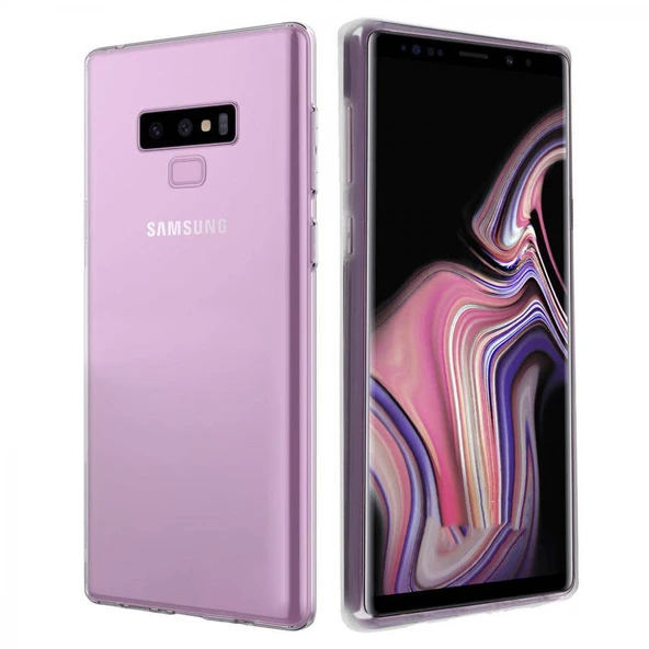 Samsung Galaxy Note 9 Kılıf Uyumlu Darbeye Dayanıklı 2.0 mm İnce Şeffaf Silikon Kapak ürün görseli 1
