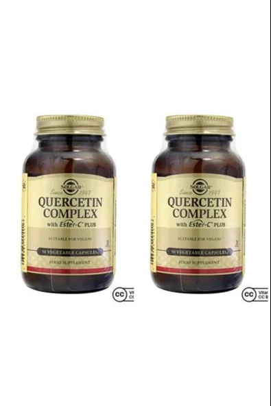 Solgar Quercetin Complex 50 Kapsül 2 Adet ürün görseli 1