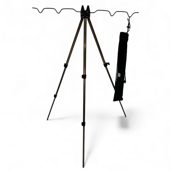 Oskar Üçlü Kahverengi Kamış Ayağı (Tripod) ürün görseli 1