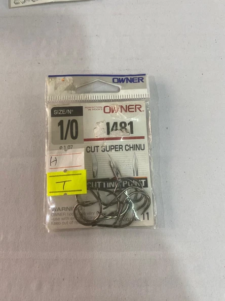 OWNER CUT SUPE CHINU 51481 NO: 1/0 OLTA İĞNESİ ürün görseli 1