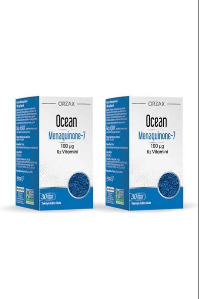 Ocean MK-7 100 mcg Vitamin K2 30 Kapsül 2 Adet ürün görseli 1