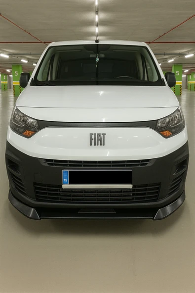ROAL TUNİNGFiat Doblo 2019+ Ön Tampon Lip – Piano Black ABS Tuning Aksesuar (ROAL Tuning) ürün görseli 1