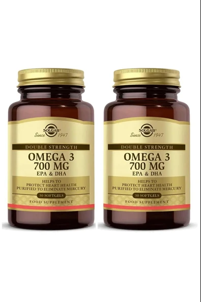 Solgar Omega-3 700 mg 30 Softgel 2 Adet ürün görseli 1