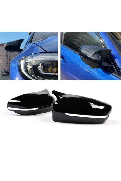 ROAL TUNİNG2019+ BMW 3 SERİSİ G20 YARASA AYNA KAPAK PARLAK SİYAH ürün görseli 1
