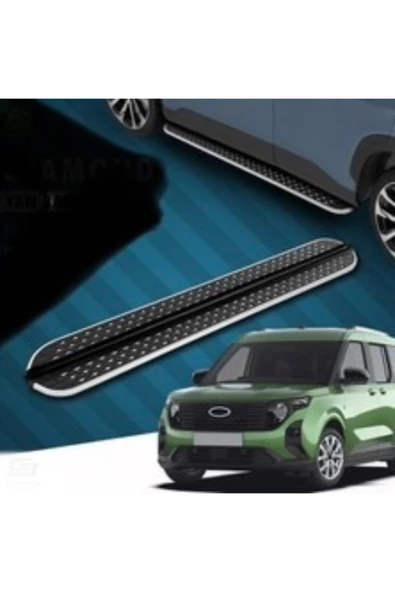 ROAL TUNİNGYeni Ford Courier 2024+ Uyumlu Yan Basamak Seti - Araca Özel Yeni Nesil Tasarım ürün görseli 1