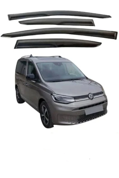 ROAL TUNİNG2021+VOLKSWAGEN CADDY 4 PARÇA CAM RÜZGARLIĞI ürün görseli 1