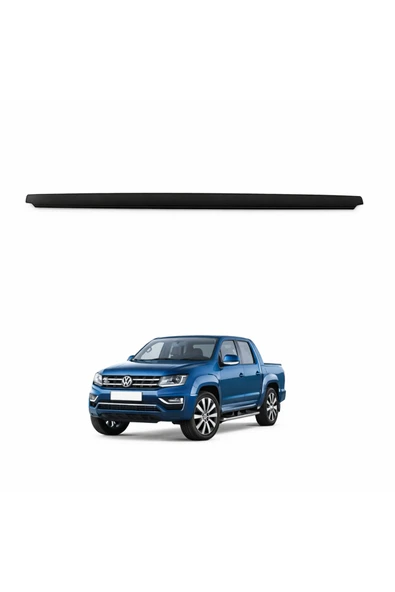 ROAL TUNİNGVolkswagen Amarok 2010-2021 Uyumlu Bagaj Kapağı Üst Çıtası (Tekli) - Mat Siyah - ABS Plastik ürün görseli 1