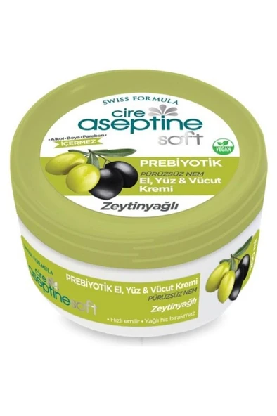 Cire Aseptine Soft Zeytinyağlı Nemlendirici Pürüzsüzleştirici Prebiyotikli Krem 200 ml ürün görseli 1