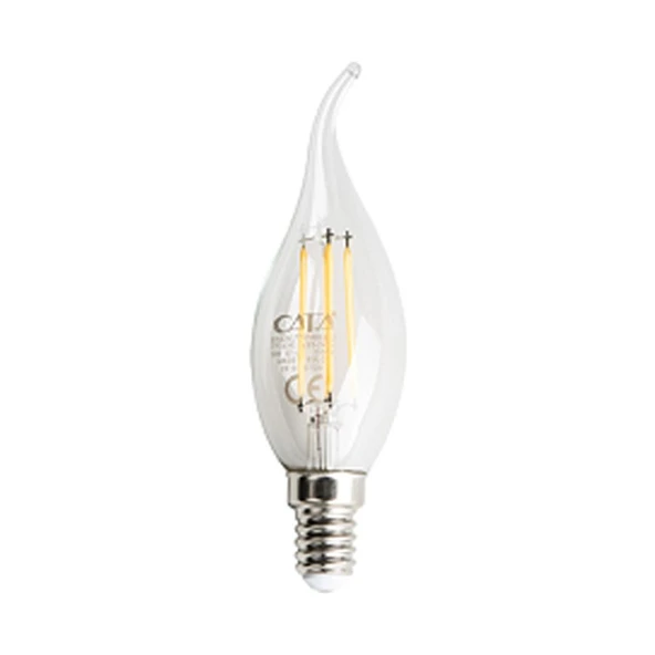 Cata CT-4064 Edison LED Kıvrık Buji Ampul 7W Günışığı ürün görseli 1