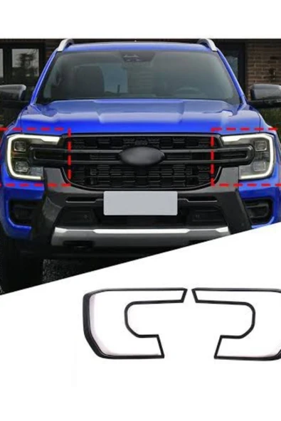 ROAL TUNİNGFord Ranger T9 Ön Far Çerçevesi – ABS Tuning Aksesuar (ROAL Tuning) ürün görseli 1