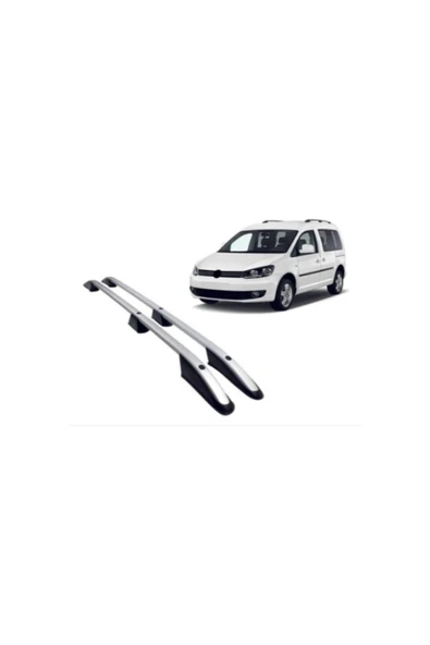 ROAL TUNİNG2010-2020 MODEL ARASI UYUMLU VOLKSWAGEN CADDY 2 TAVAN ÇITASI GRİ ürün görseli 1