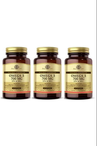 Solgar Omega-3 700 mg 30 Softgel 3 Adet ürün görseli 1