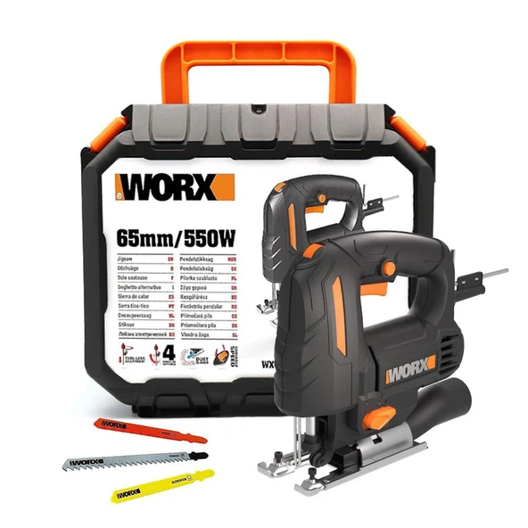 WORX WX463 550Watt Devir Ayarlı Profesyonel Dekupaj Testere ürün görseli 1