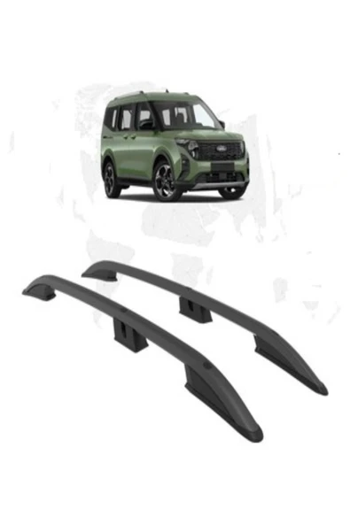 ROAL TUNİNG2024 VE ÜZERİ UYUMLU FORD COURİER TAVAN ÇITASI SİYAH ürün görseli 1