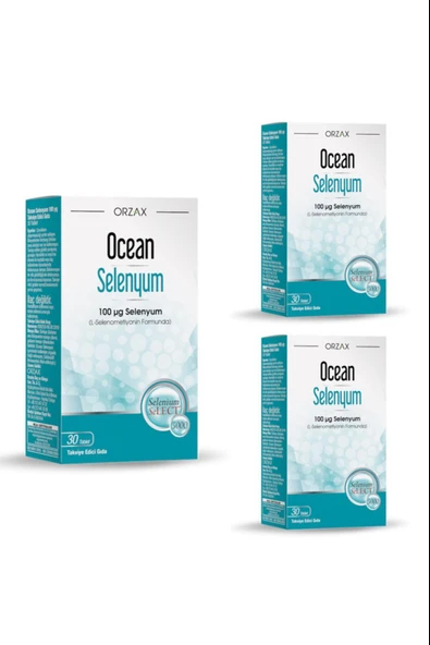 Ocean Selenyum 100 mcg 30 Tablet 3 Adet ürün görseli 1