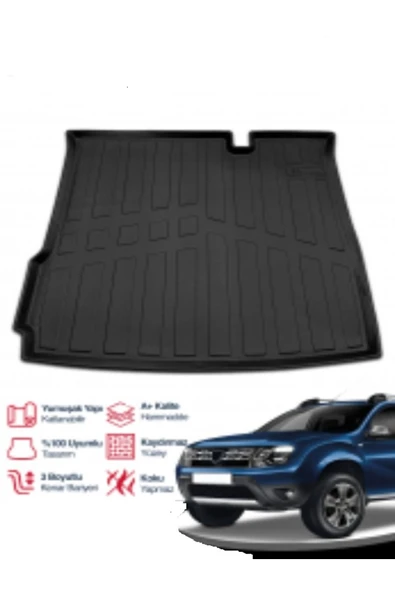 ROAL TUNİNGDacia Duster 2018+ Birebir Uyumlu 3D Premium Bagaj Havuzu ürün görseli 1