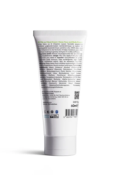 SUBO GÜNLÜK BAKIM KREMİ ALOE VERA 3X60 ML ürün görseli 1
