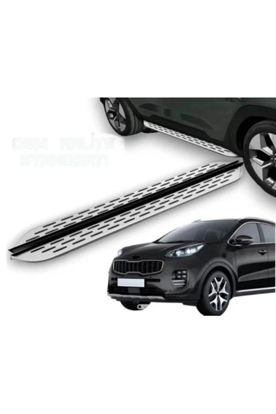 ROAL TUNİNGKia Sportage 2016-2020 Uyumlu Yan Basamak Seti - QL Kasa Tasarım (Araca Özel) ürün görseli 1