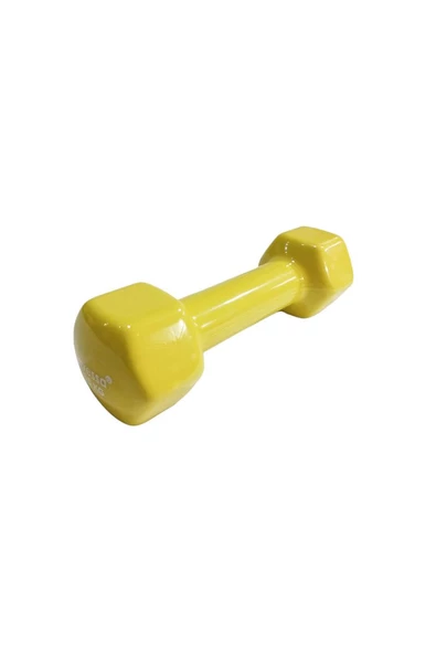 Avessa 1,5 Kg Vinly Kaplama PVC Sarı Dambıl ürün görseli 1