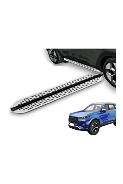 ROAL TUNİNGChery Tiggo 7 Pro / Pro Max 2022+ Uyumlu 1. Sınıf Yan Basamak Seti (Araca Özel) ürün görseli 1