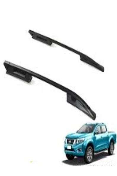 ROAL TUNİNG"Nissan Navara NP300 2016+ Uyumlu 'Falcon' Tasarım Tavan Çıtası Seti - Mat Siyah - Aerodinamik ürün görseli 1
