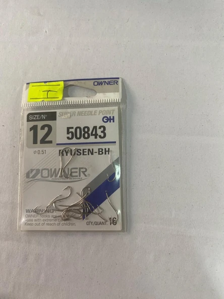 OWNER RYUSEN-BH 50843  NO:12 OLTA İĞNESİ ürün görseli 1