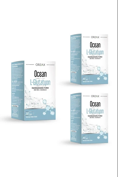 Ocean L-Glutatyon 250 mg 30 Tablet 3 Adet ürün görseli 1