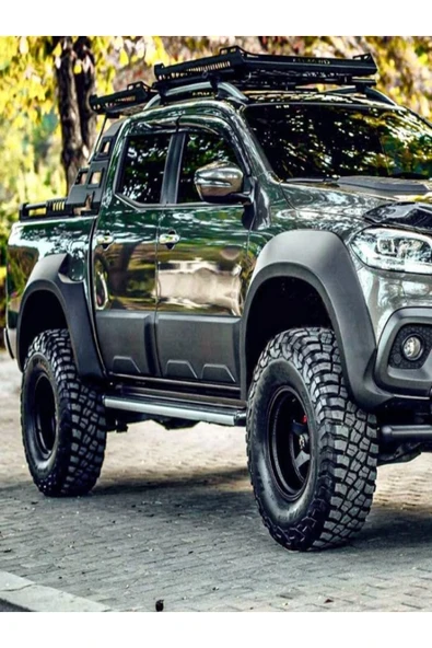 ROAL TUNİNGMercedes X-Class Kapı Kaplama Kabartma Seti - Mat Siyah (2017 ve Sonrası Uyumlu) ürün görseli 1