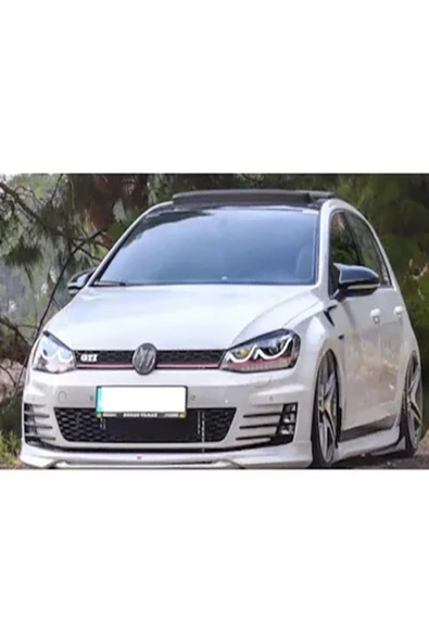 ROAL TUNİNGVolkswagen Golf 7 / 7.5 (2012-2019) Uyumlu Batman Yarasa Ayna Kapağı - Piano Black (Parlak Siyah) - Sağ/Sol Set ürün görseli 1