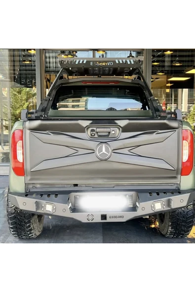 ROAL TUNİNGMercedes-Benz X-Class Arka Bagaj Kaplama Kabartma – Mat Siyah 2017+ araca uyumludur. ürün görseli 1