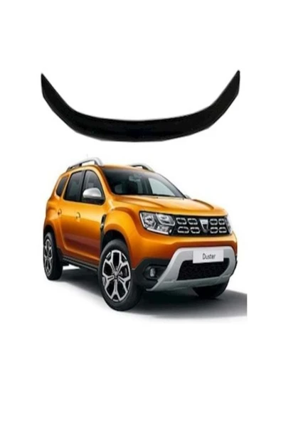 ROAL TUNİNGDacia Duster Uyumlu Kaput Koruma Rüzgarlığı Parlak Siyah Piano Black 2018-2026 Arası Taş Önleyici ürün görseli 1