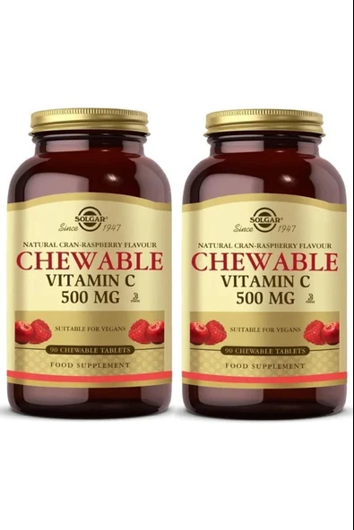 Solgar Chewable Vitamin-C 500 mg 90 Tablet 2 Adet ürün görseli 1